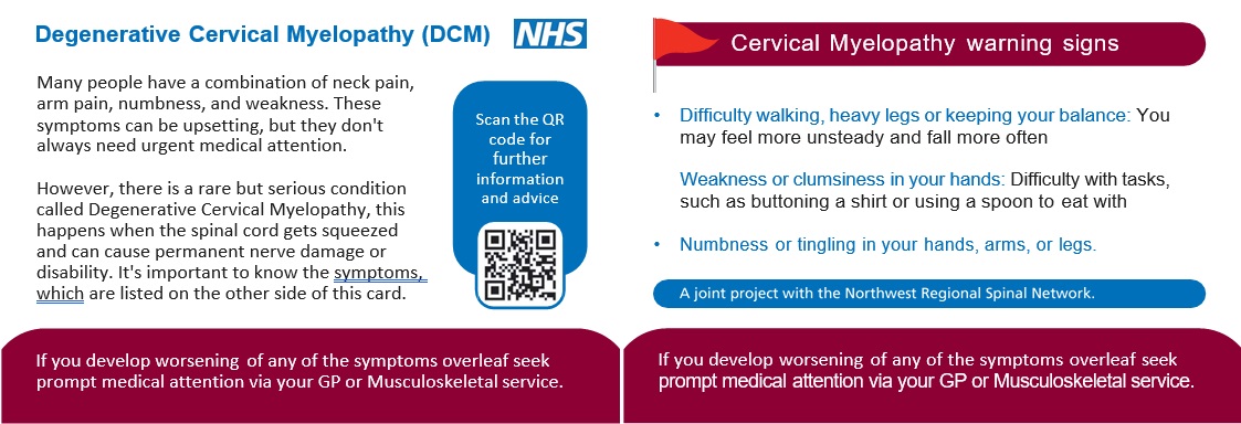 DCM Warning Card
