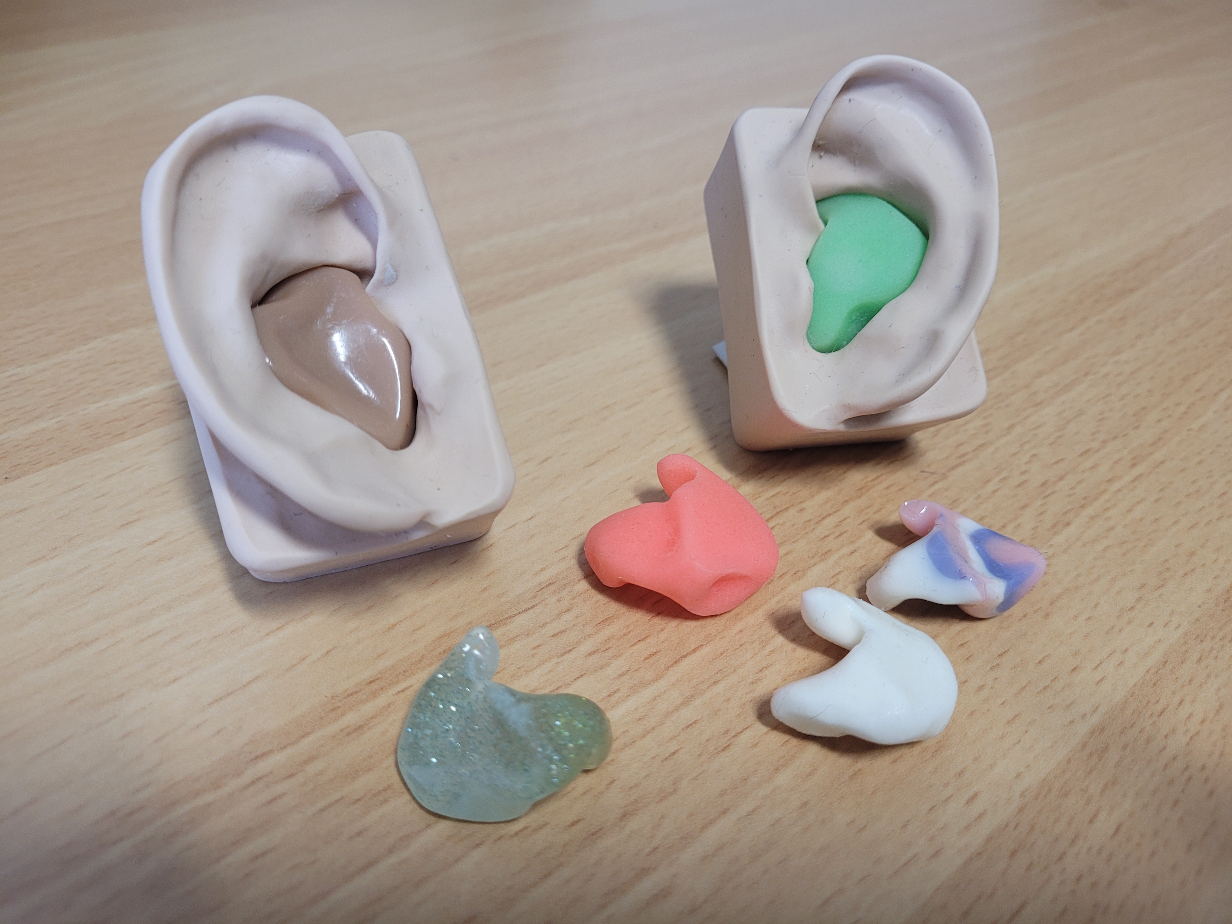 Examples of swim moulds