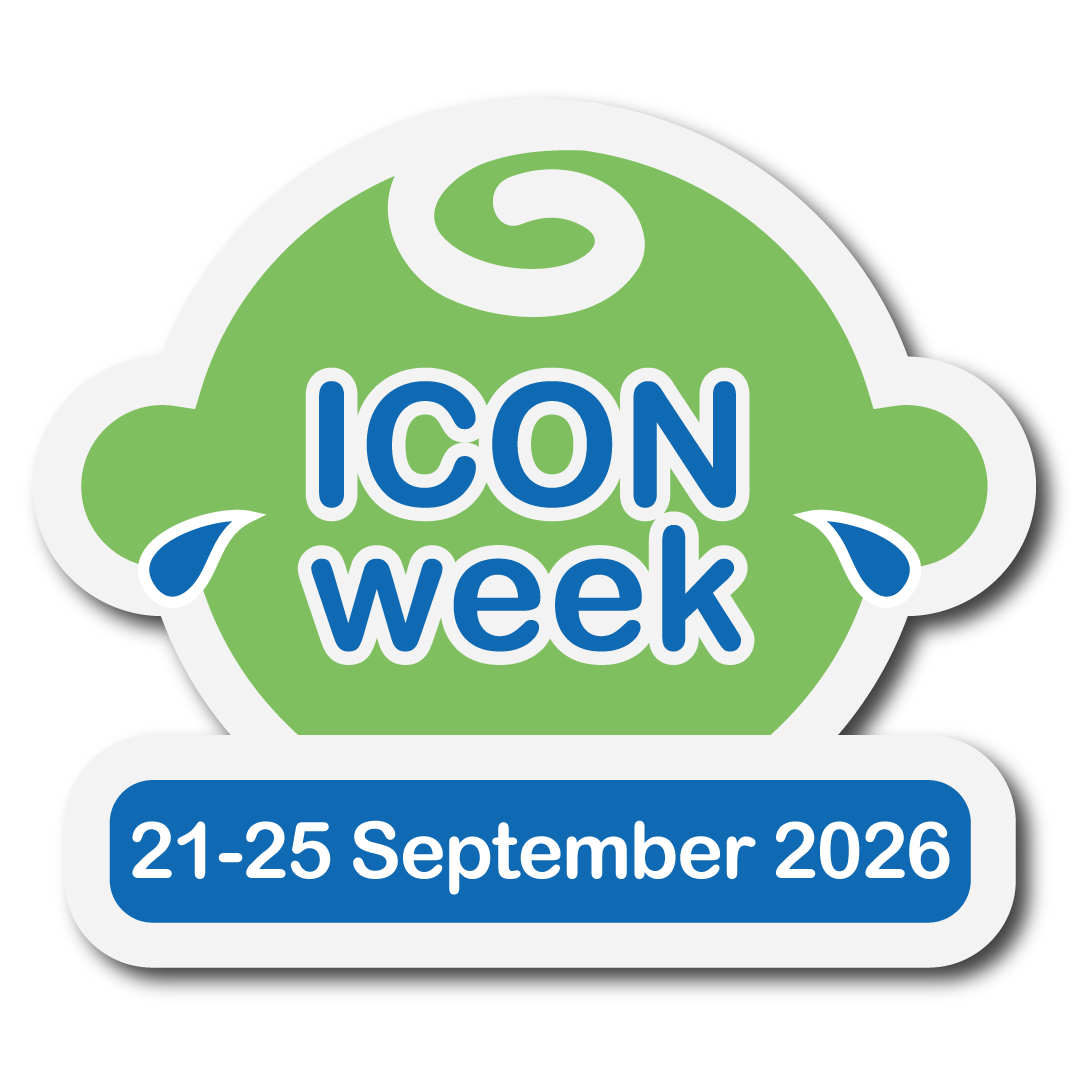 This image is an informational poster called &ldquo;ICON &ndash; Babies Cry, You Can Cope!&rdquo;. It is designed to provide advice and reassurance to parents and carers about normal infant crying and safe ways to cope.