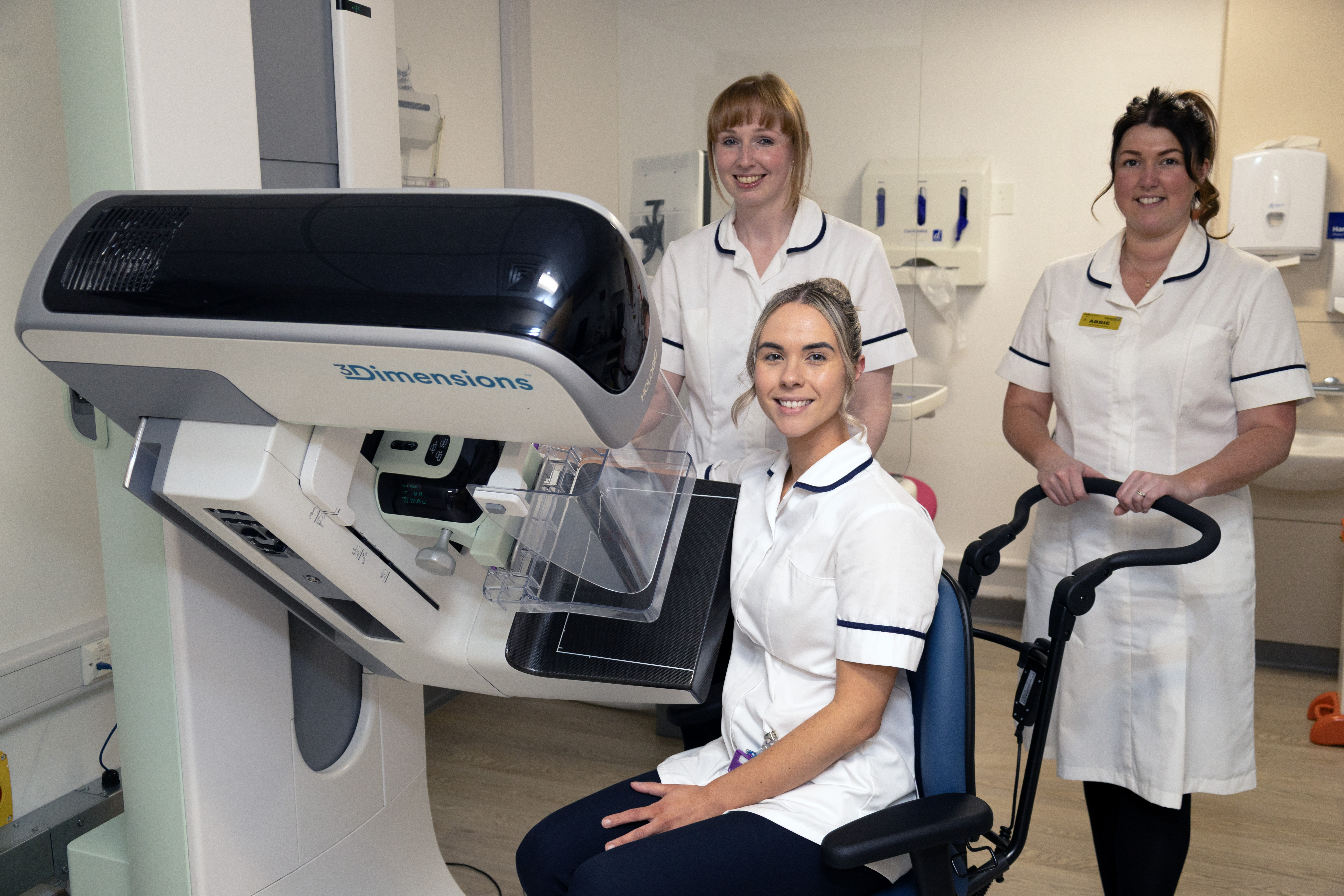 Staff with VELA Mobility Chair 