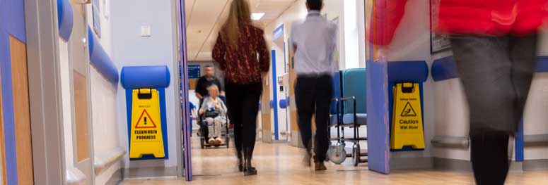 hospital corridor