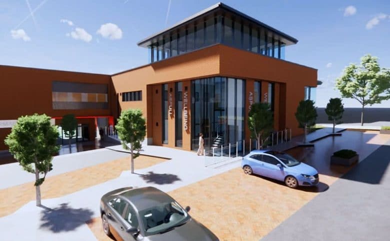 Aspull Health and Wellbeing Centre Artist Impression