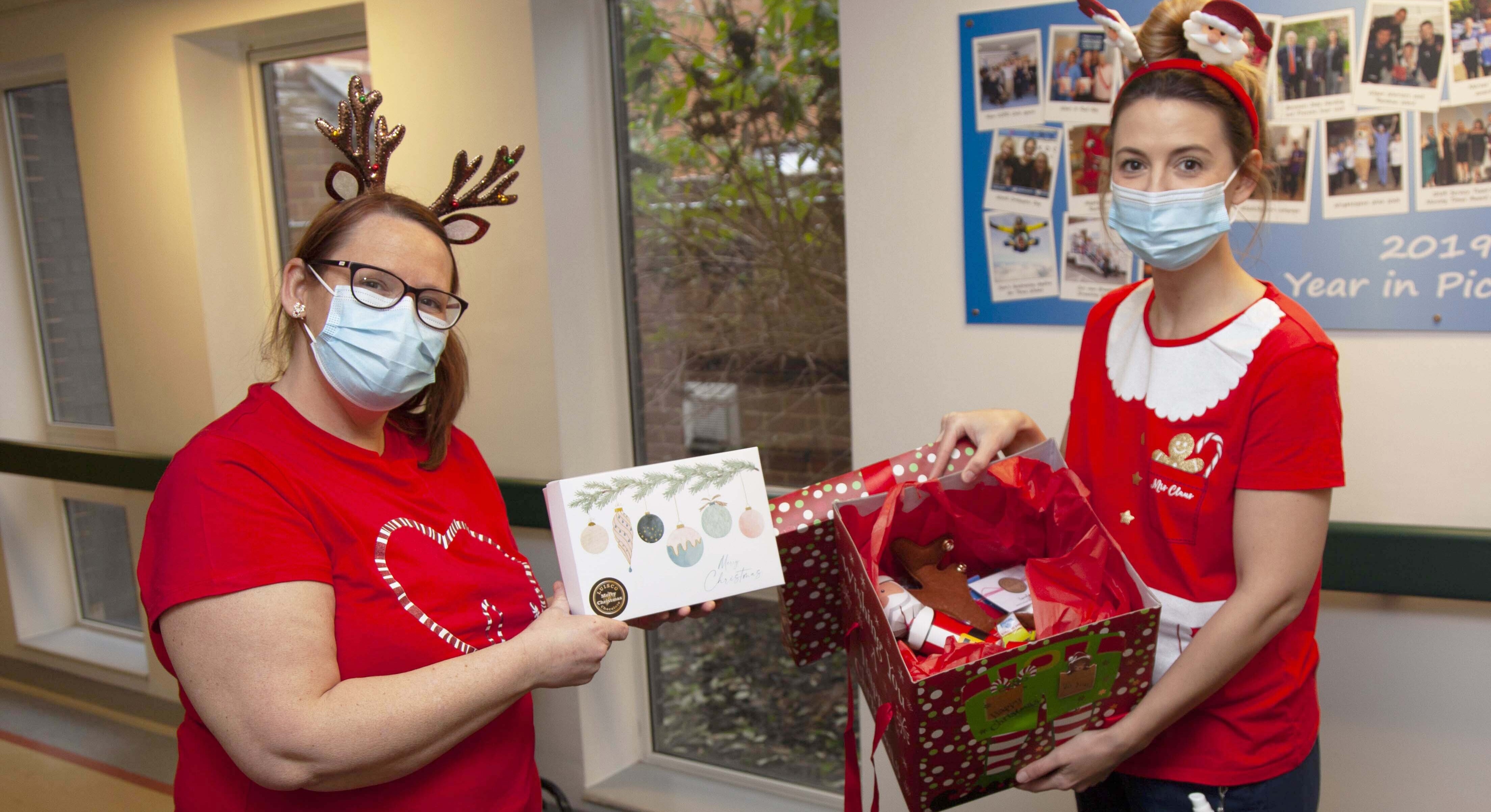 Christmas Box donation to Rainbow Ward