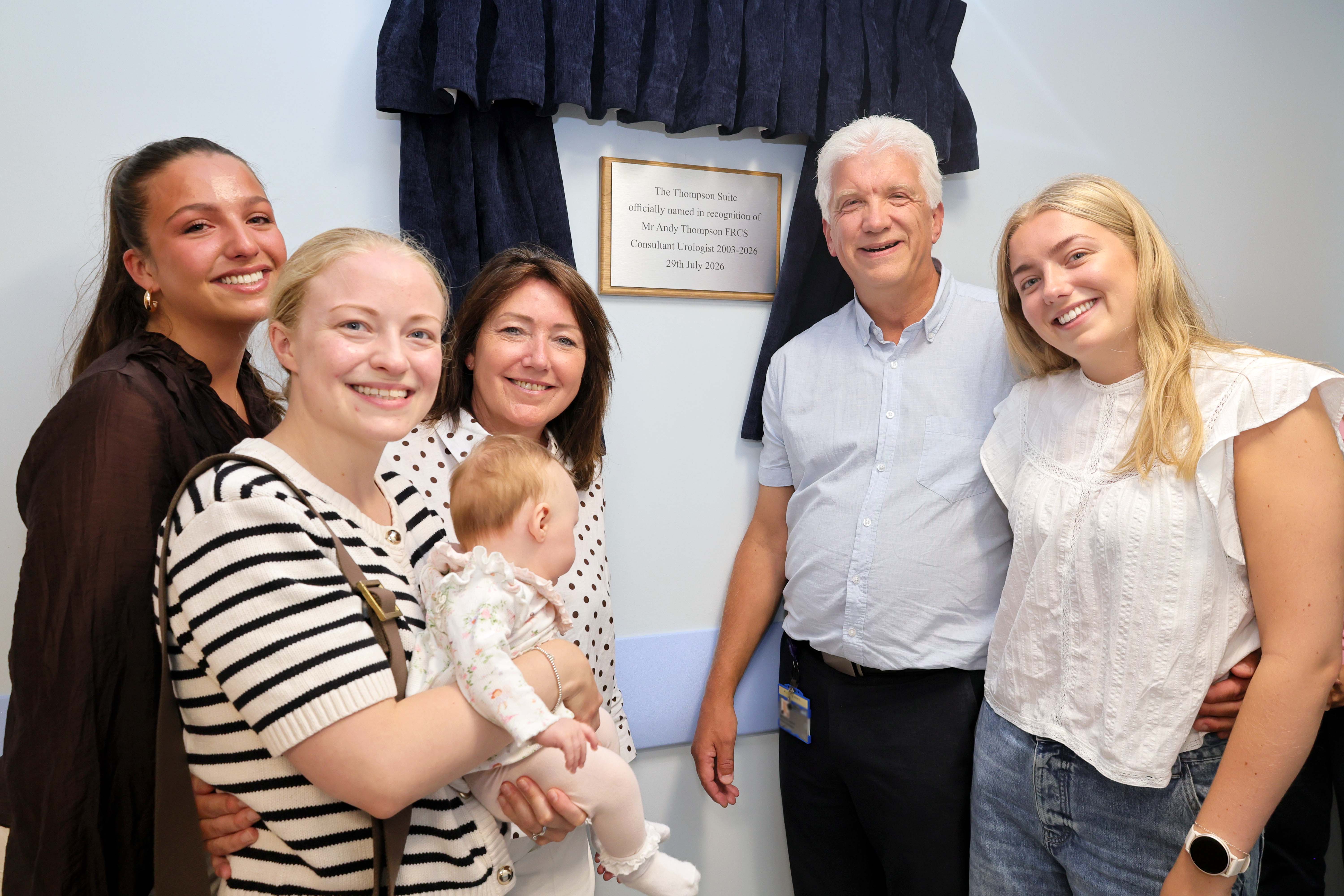 Photo of Mr Thompson and Family